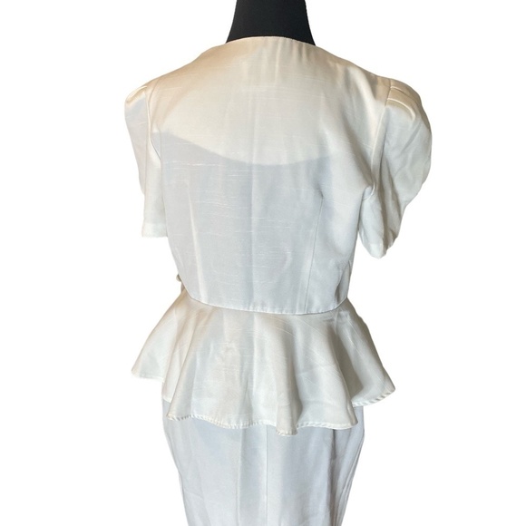 R&A Collections Vintage Women's Double Breasted Short Sleeve Skirt's set Size 10 - Picture 3 of 9